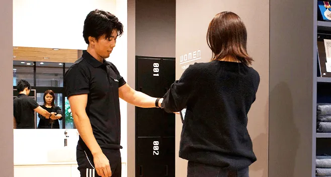 体組成計を使った測定